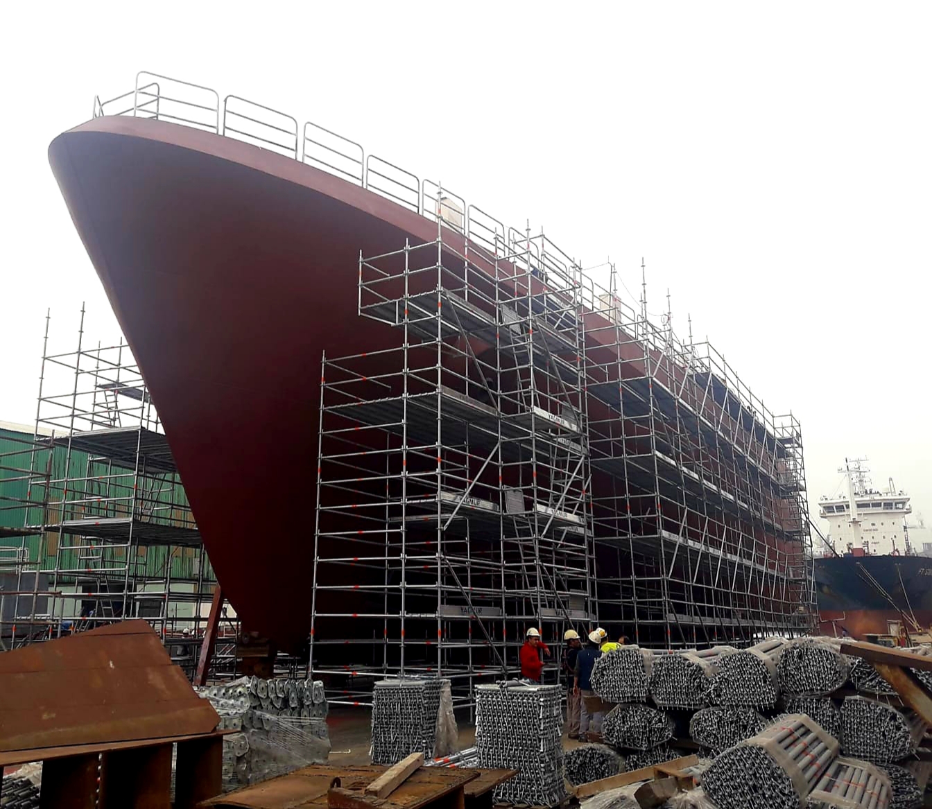 Flanged Shipyard 01 - Multidirectional Scaffolding System