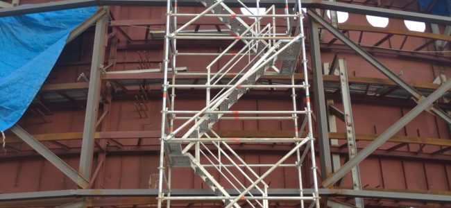 yagmur scaffolding stair tower 03 650x300 - SHORING SCAFFOLDING